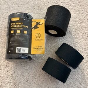 Dimora Black Pre-Wrap & Athletic Tape Bundle